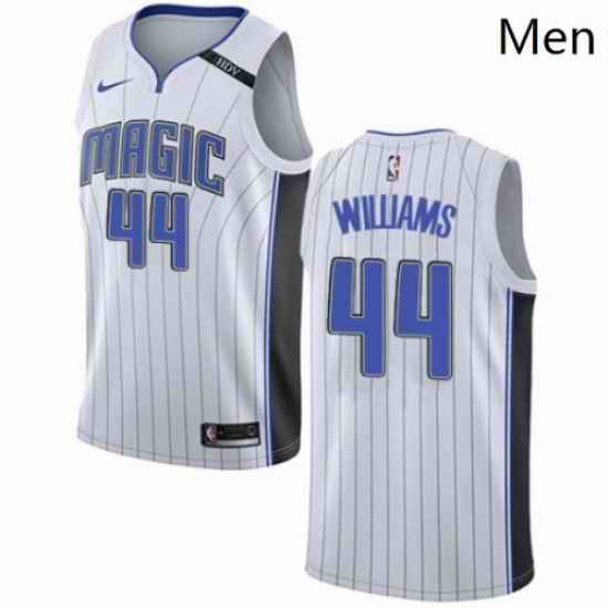 Mens Nike Orlando Magic 44 Jason Williams Authentic NBA Jersey Association Edition